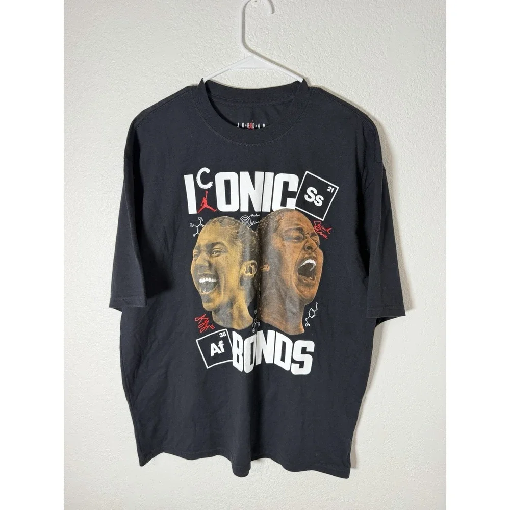 Rare Jordan Azzi Fudd Sarah Strong Iconic Bonds Tee Mens Large Tshirt